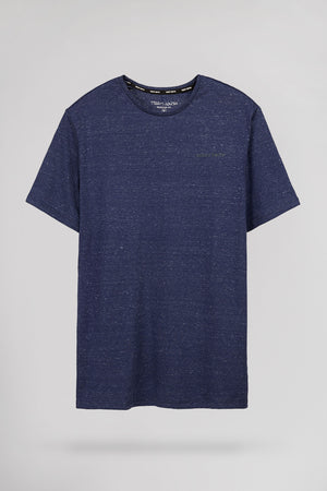 T-shirt T-NARK CHINE MC DARK NAVY CHINE