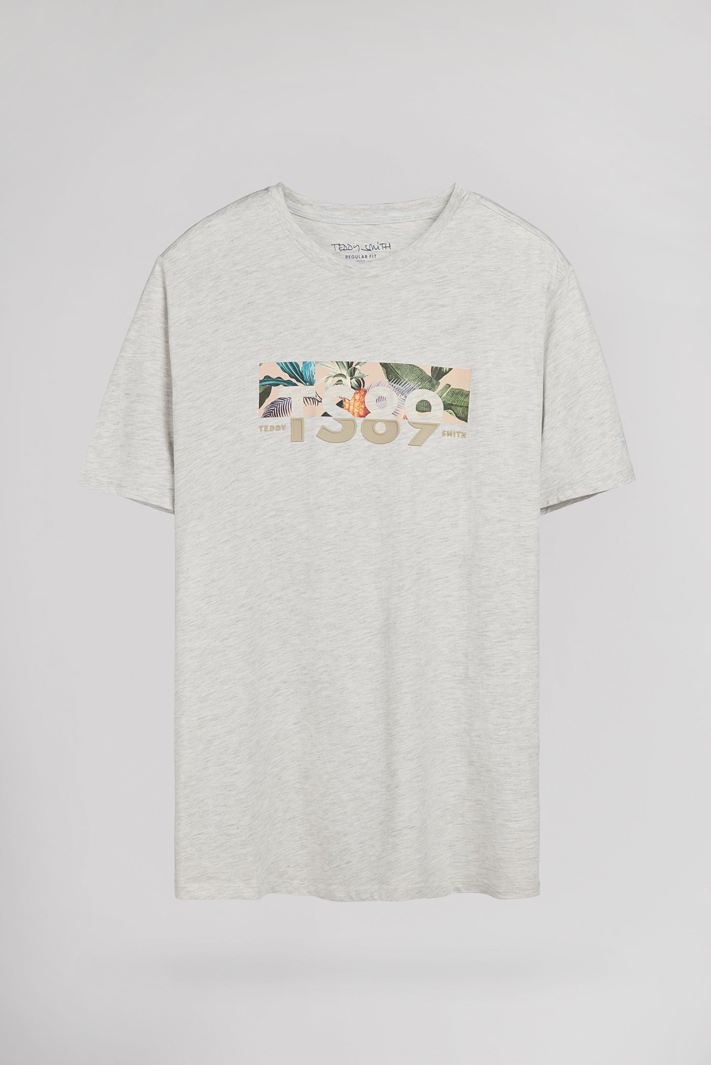 T-shirt T-EZIO 2 MC BLANC IVOIRE CHINE/FLORAL