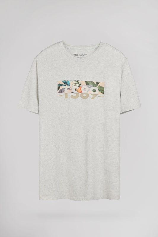 Achat T-shirt T-EZIO 2 MC BLANC IVOIRE CHINE/FLORAL