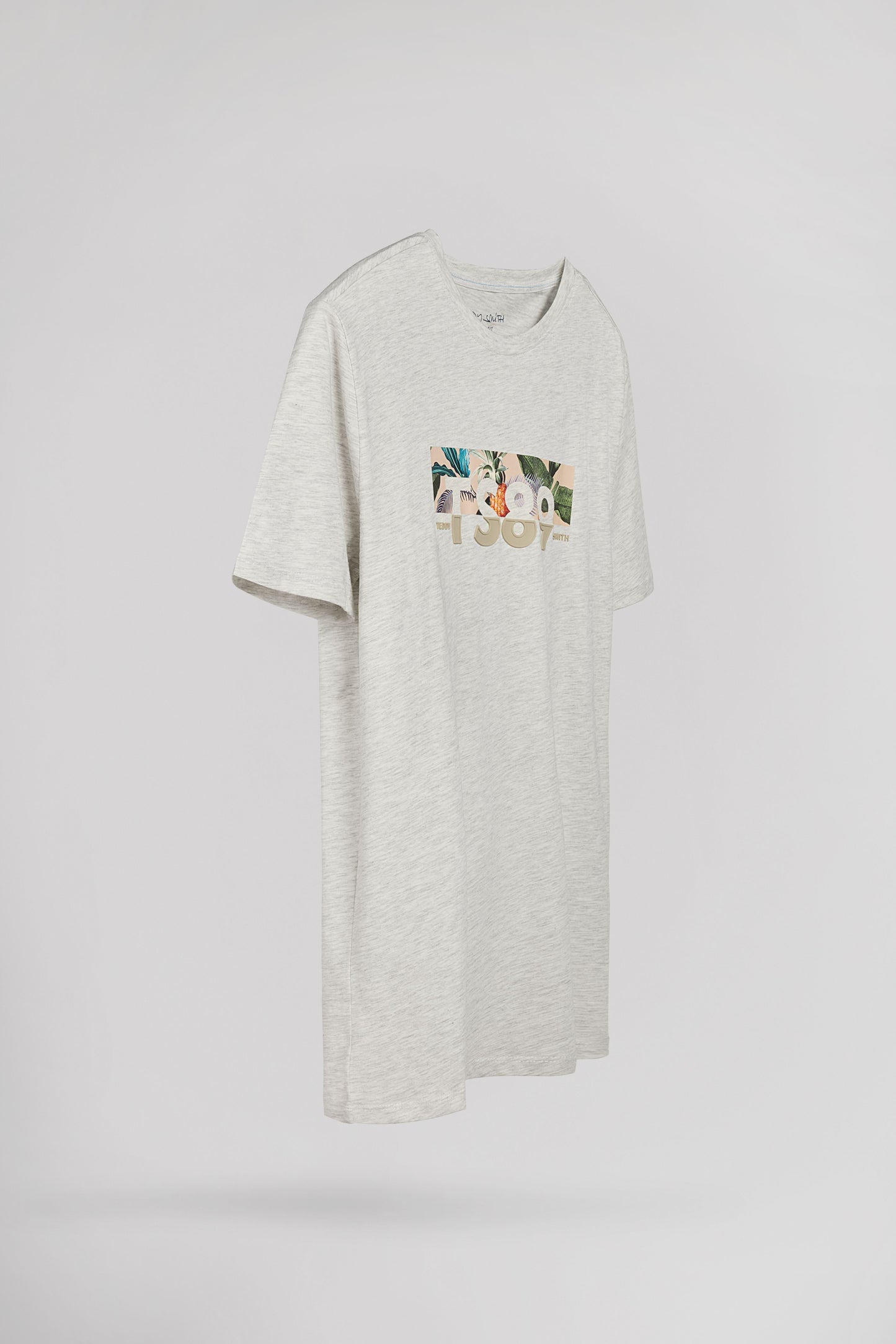 T-shirt T-EZIO 2 MC BLANC IVOIRE CHINE/FLORAL