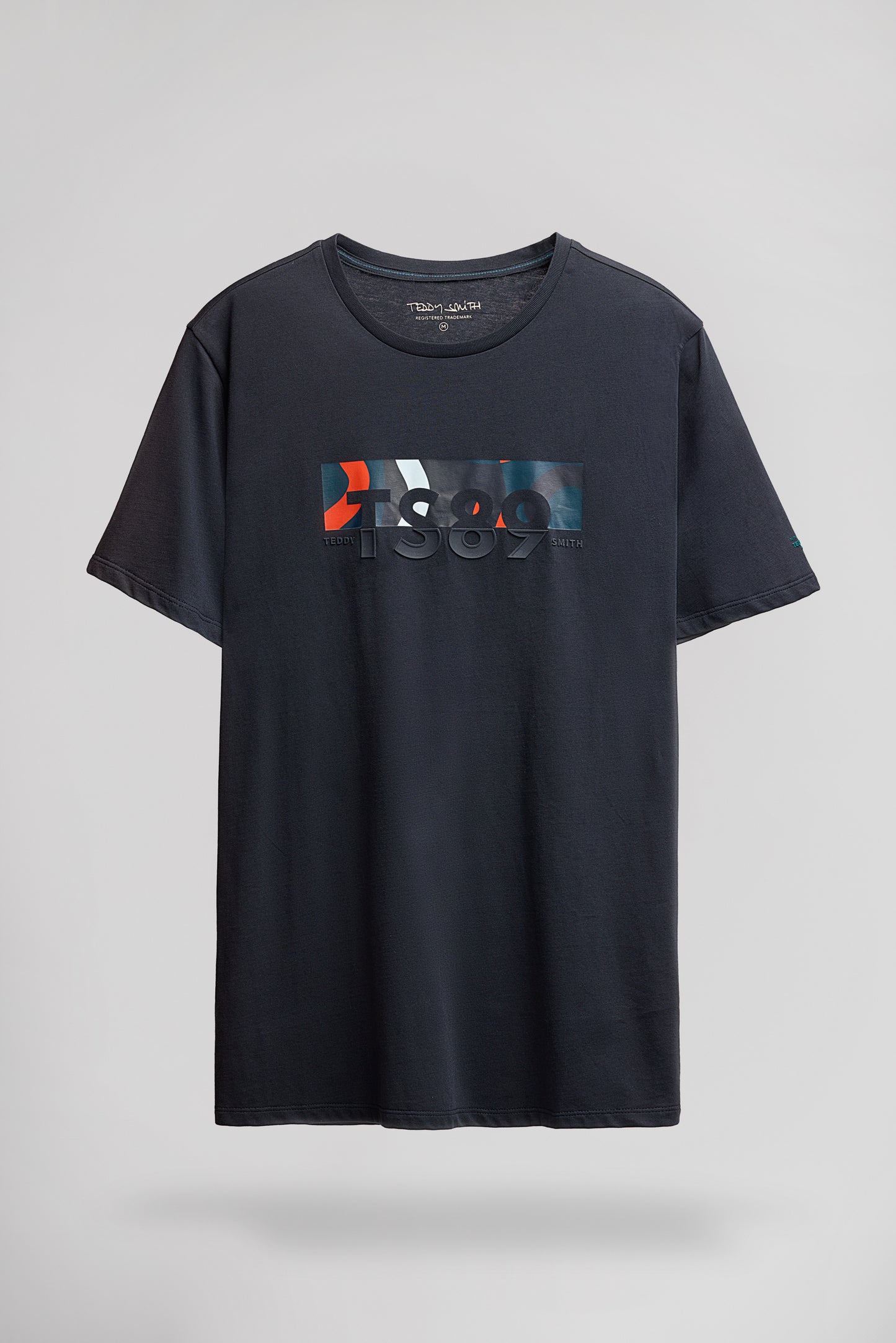 T-shirt col rond T-EZIO 2 MC DARK NAVY/MOTIF 1
