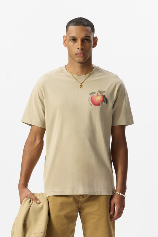 Achat T-shirt T-FOODY MC BEIGE