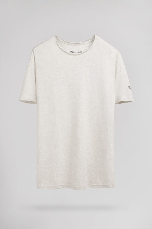 Achat T-shirt T-GEO MC BLANC IVOIRE CHINE