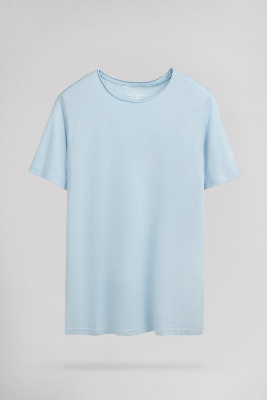 Achat T-shirt T-GEO MC PASTEL BLUE
