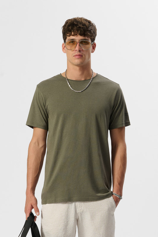 Achat T-shirt T-GEO MC TURBULENCE KAKI