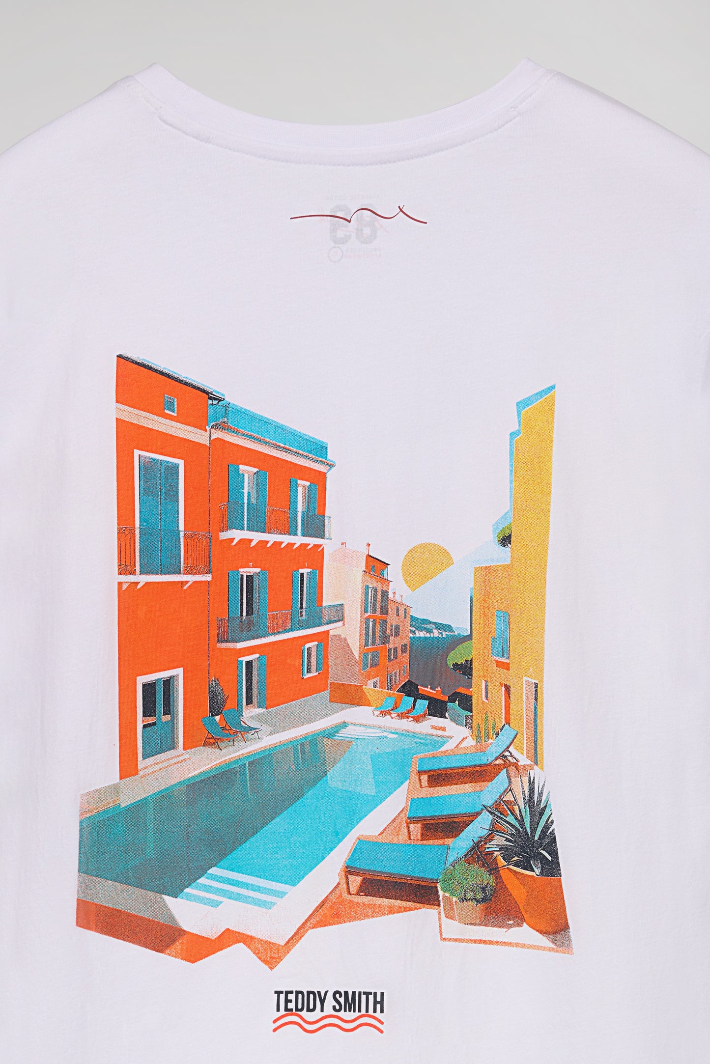 T-shirt T-RIVIERA MC BLANC