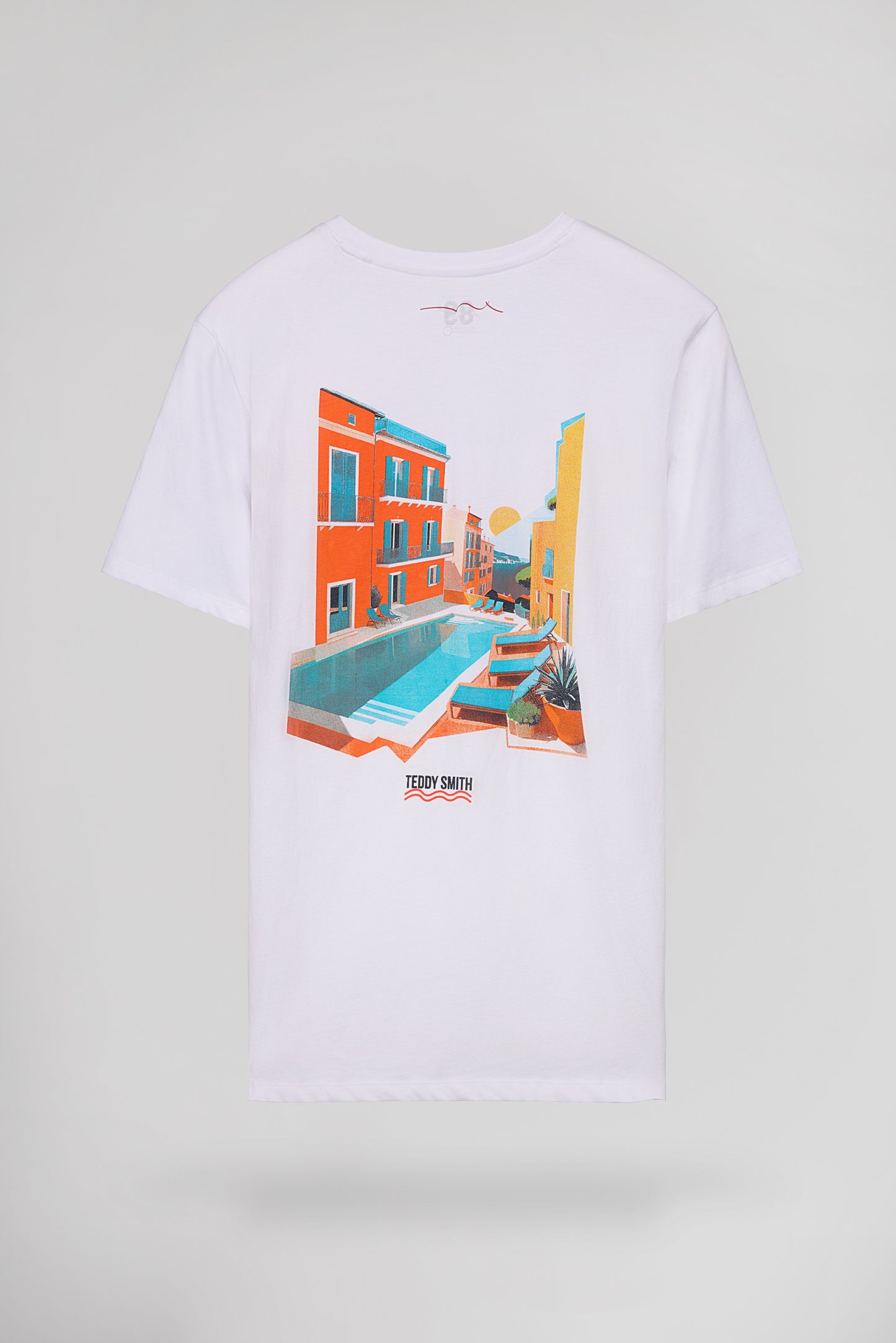 T-shirt T-RIVIERA MC BLANC