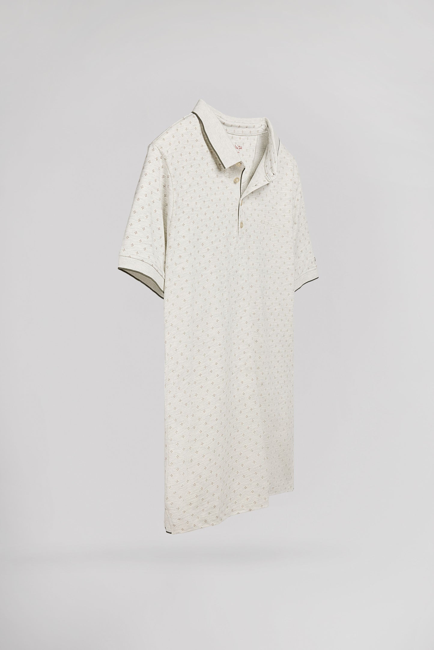 Polo PASY 2 MC BLANC IVOIRE CHINE/DOTS