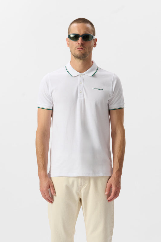 Achat Polo piqué manches courtes PASIAN 2 BLANC