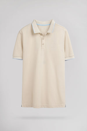 Polo PASIAN 2 MC BEIGE CLAIR