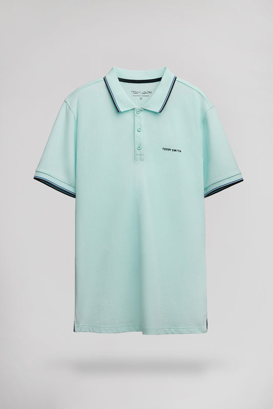 Achat Polo piqué PASIAN 2 MC BLEACH MENTHOL