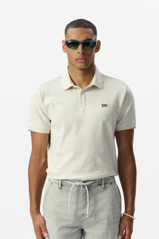 Achat Polo P-RAY MC BLANC IVOIRE CHINE
