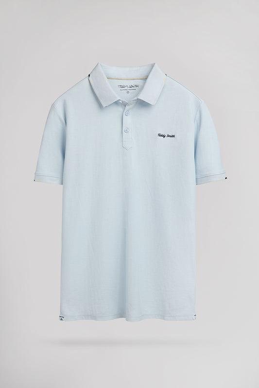 Achat Polo P-RAY MC PASTEL BLUE