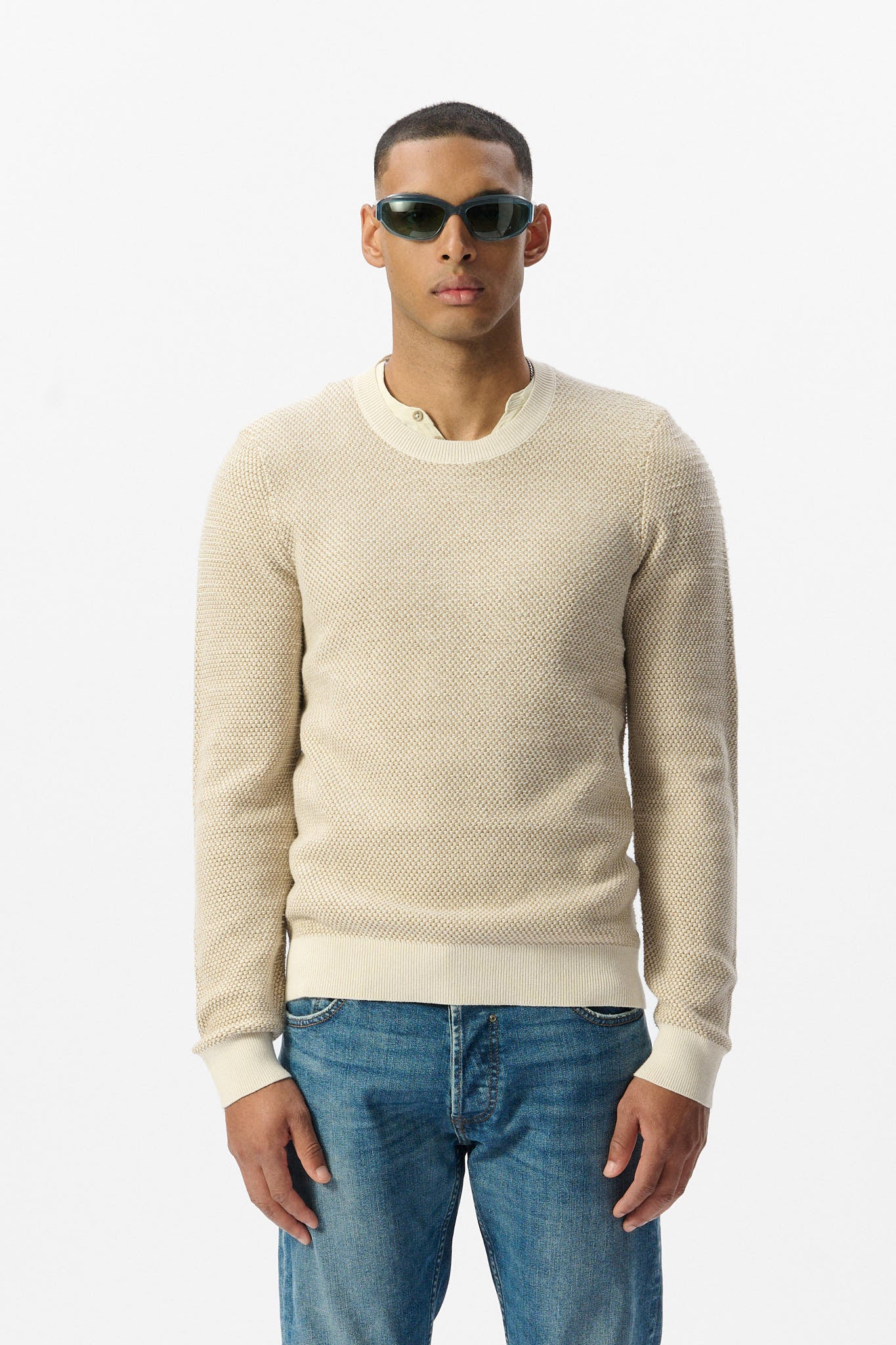 Pull P-MILAN 2 CREAM CHINE