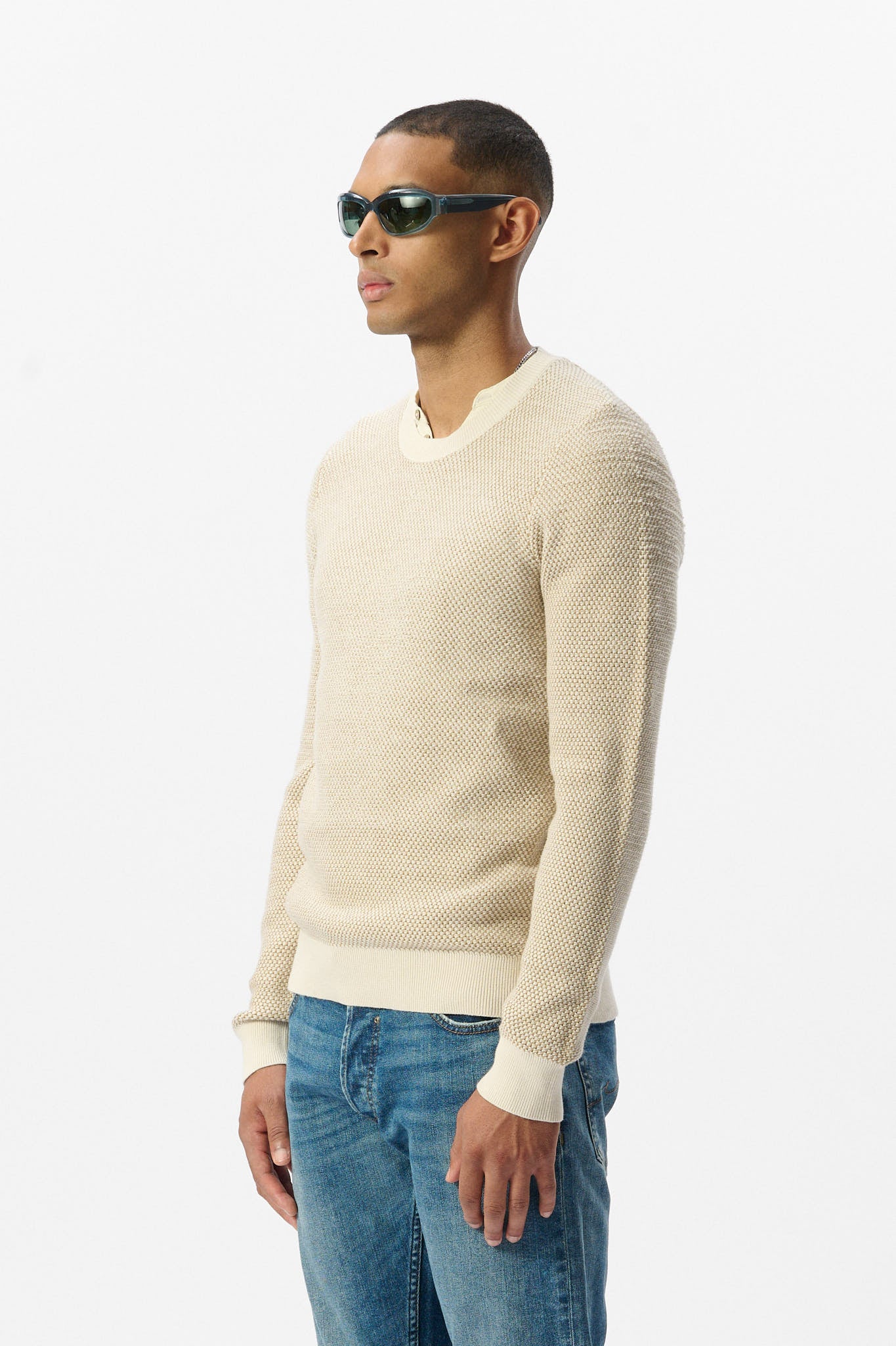 Pull P-MILAN 2 CREAM CHINE
