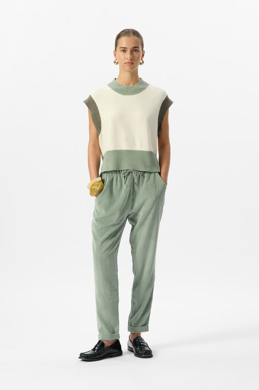 Achat Pantalon TEDDY VELOURS ICEBERG GREEN