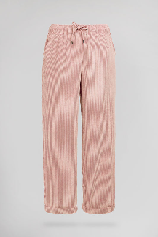 Achat Pantalon TEDDY VELOURS ROSE PALE