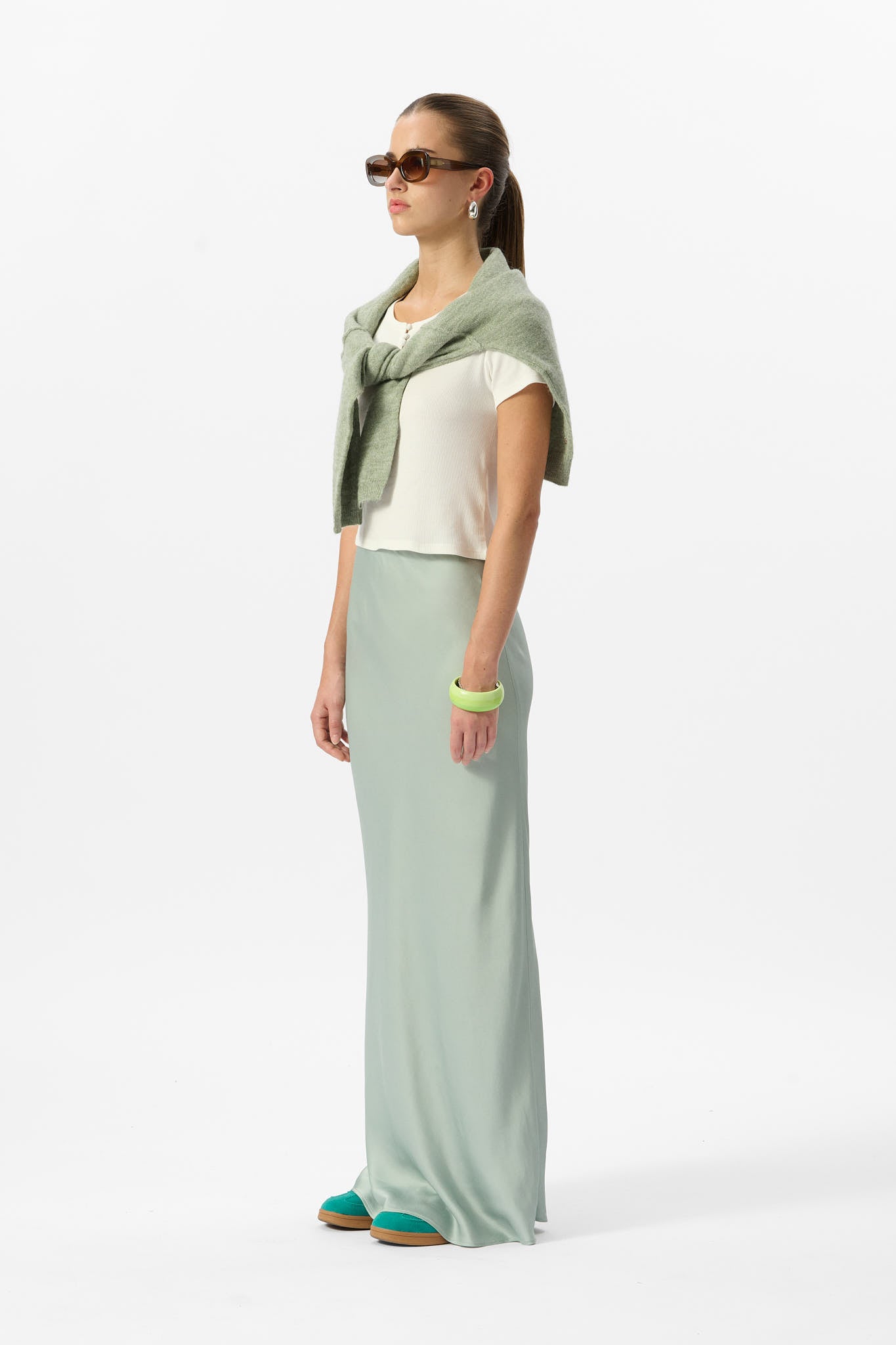 Jupe J-LEONE ICEBERG GREEN
