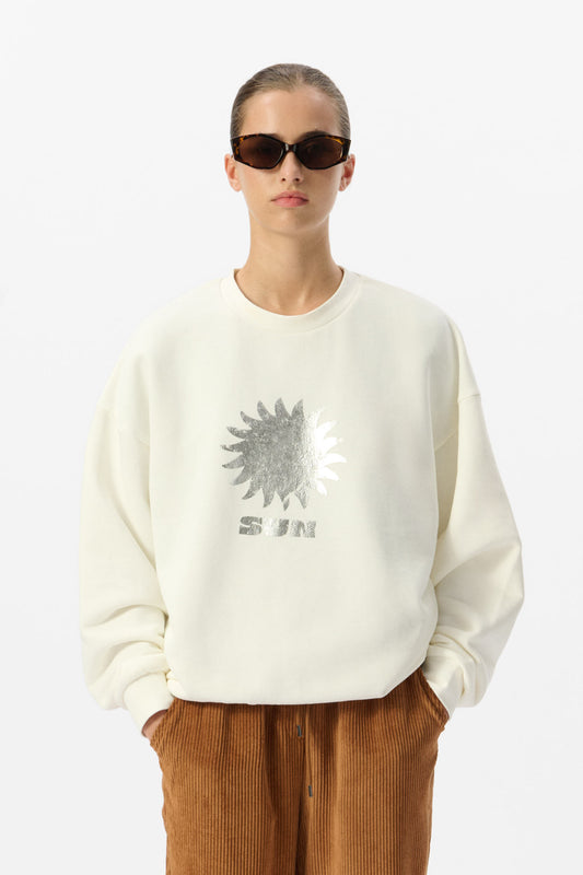 Achat Sweat S-JOYCE MIDDLE WHITE