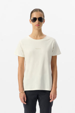 T-shirt col rond T-RIBELLE MC MIDDLE WHITE