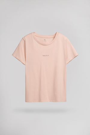 T-shirt T-RIBELLE MC ROSE PALE