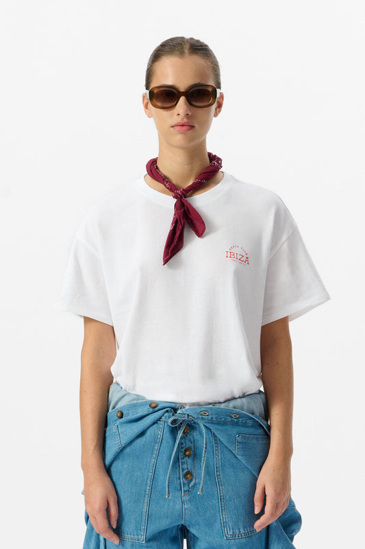 Achat T-shirt T-CLUB MC BLANC