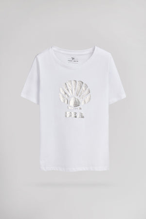 T-shirt T-JOY MC BLANC
