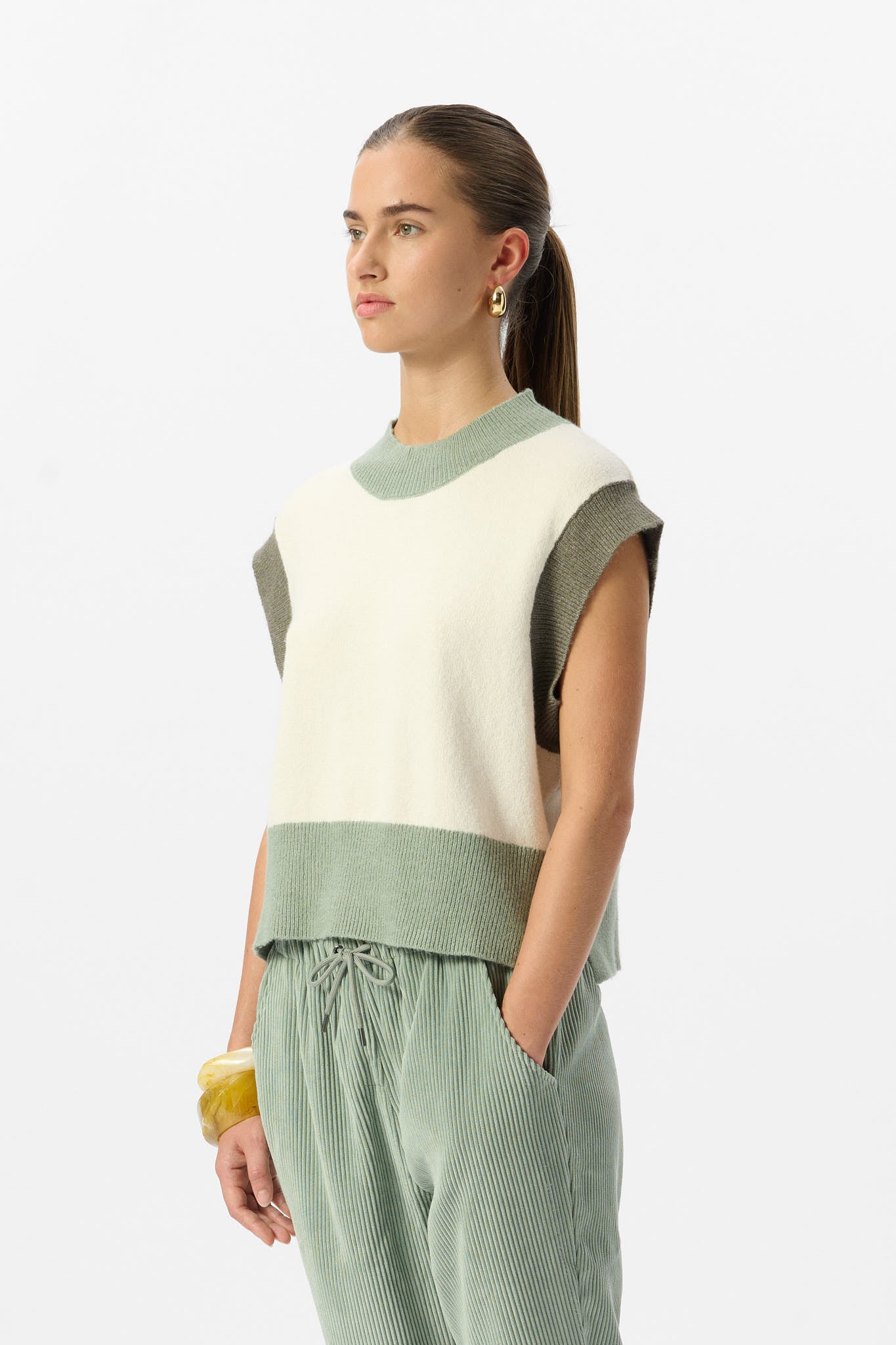 Pull P-SILVIA MIDDLE WHITE