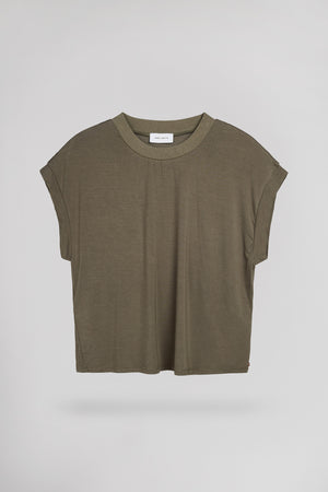 Top T-IRO TURBULENCE KAKI