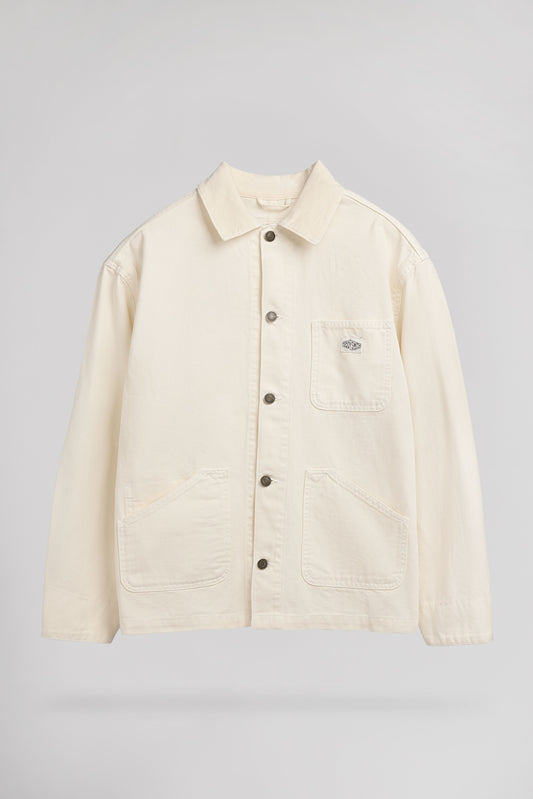 Achat Veste worker loose fit V-SMILE MIDDLE WHITE - Teddy Smith