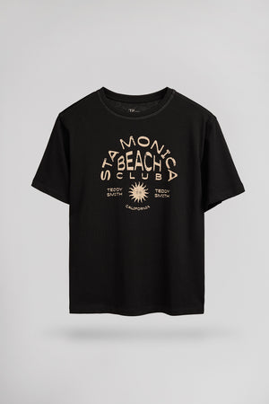 T-shirt T-SANTA MC JR NOIR