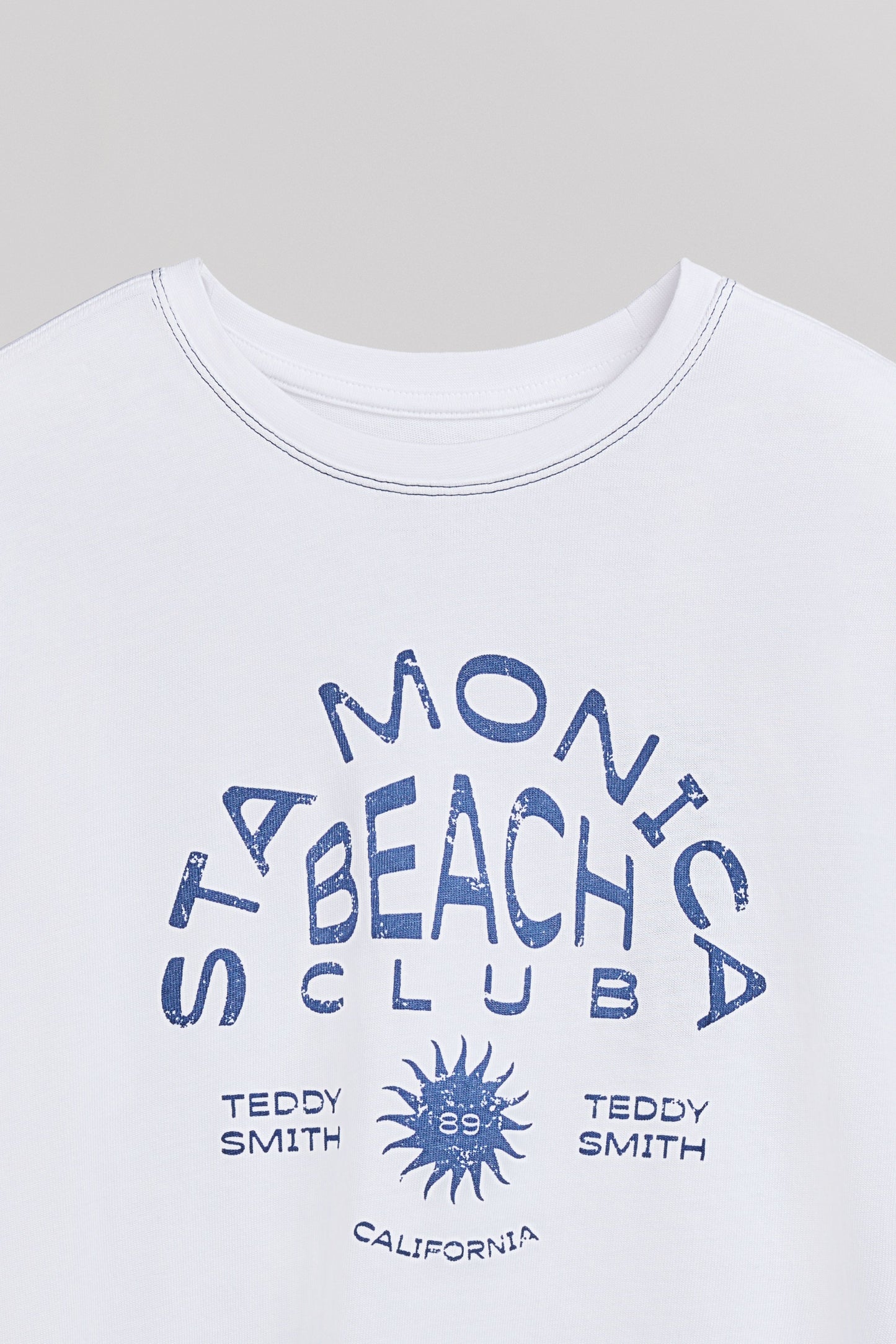 T-shirt T-SANTA MC JR BLANC