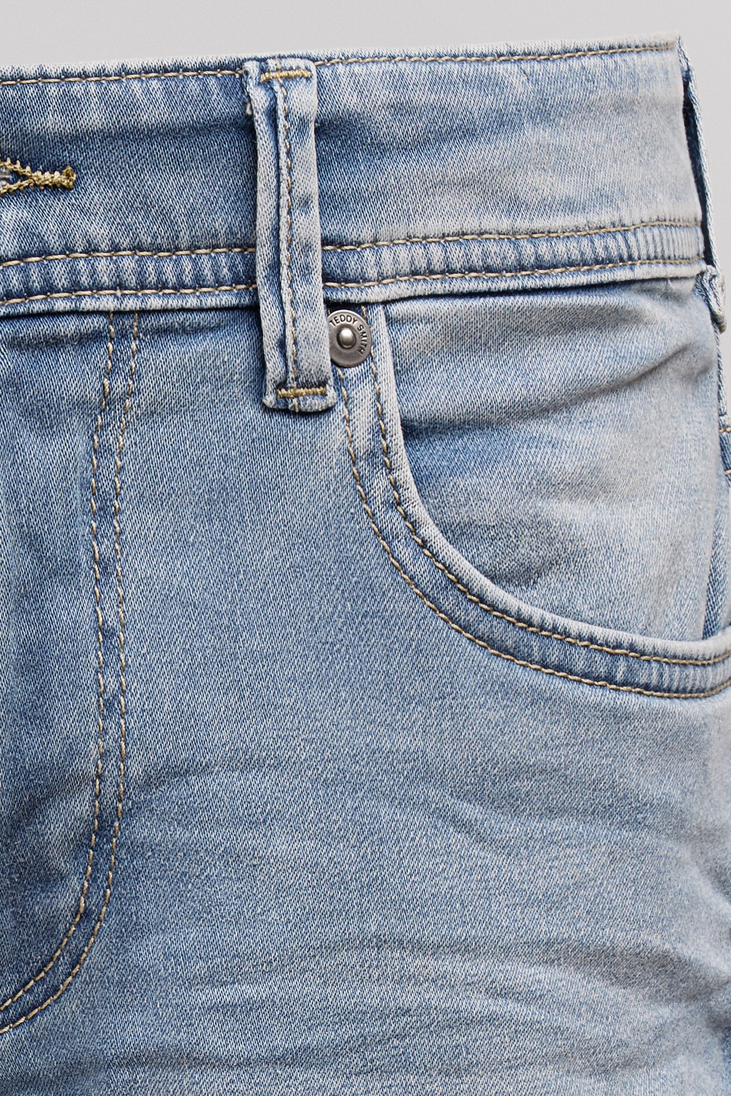 Bermuda denim coupe 5 poches SCOTTY 3 JR BLEACHED