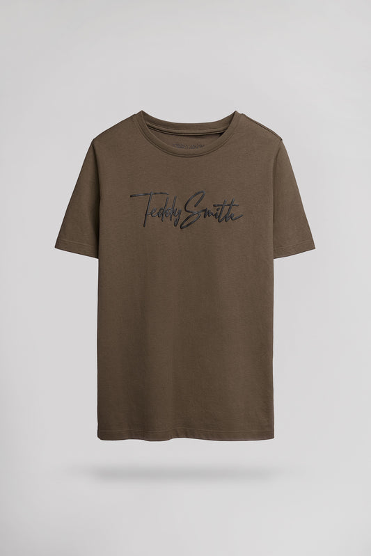 Achat T-shirt T-EVAN MC JR TURBULENCE KAKI