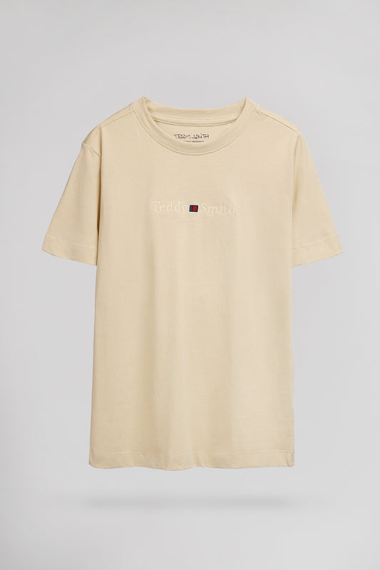 Achat T-shirt T-JIM MC JR BEIGE CLAIR