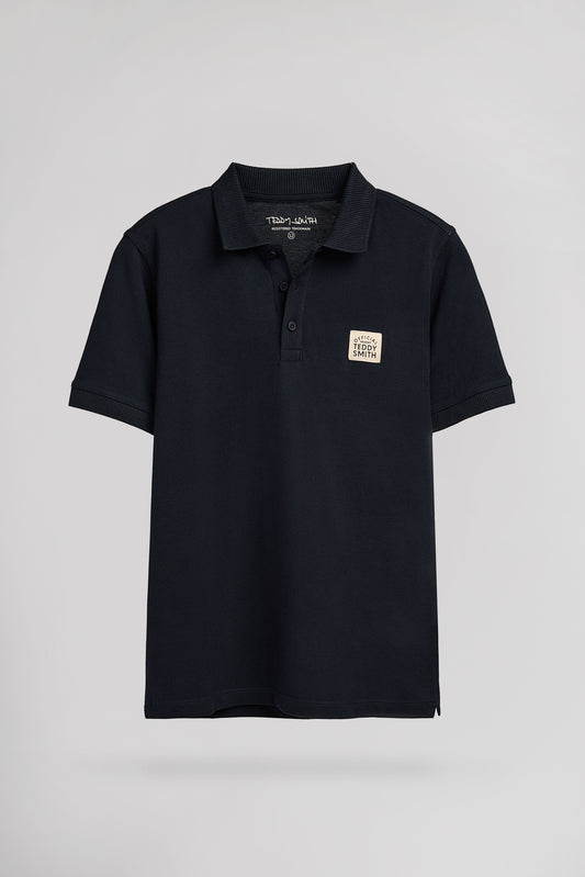 Achat Polo P-LABEL MC JR DARK NAVY