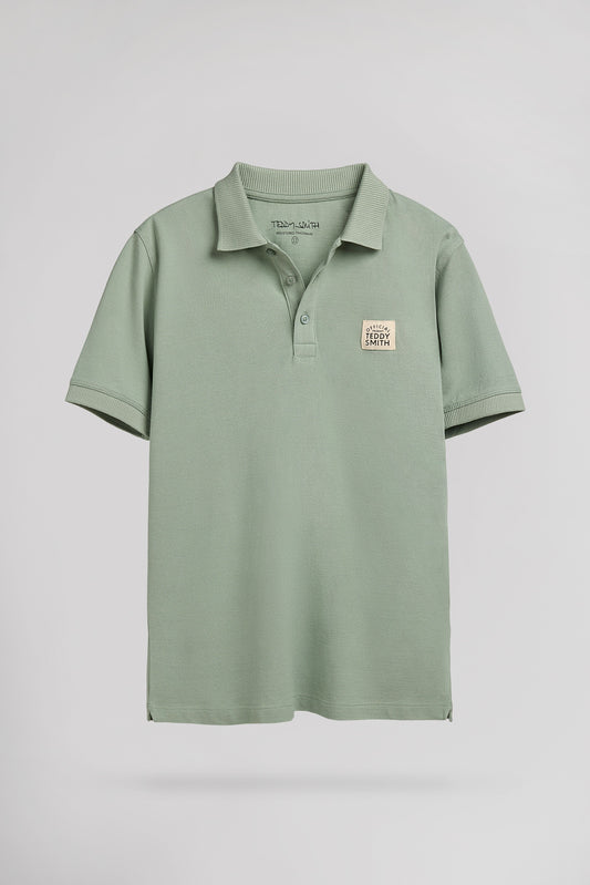 Achat Polo P-LABEL MC JR ICEBERG GREEN