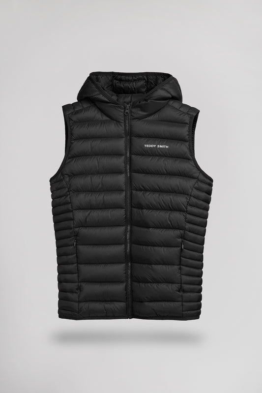 Achat Doudoune sans manches à capuche B-TERRY HOOD JR CHARBON