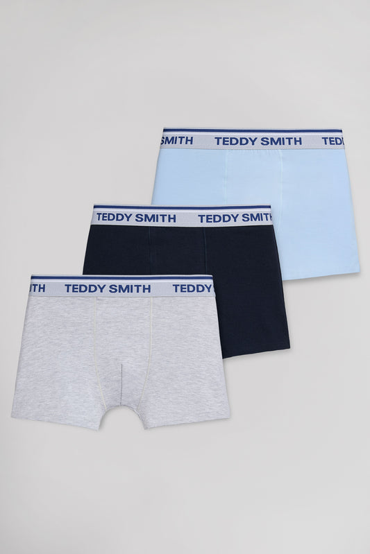 Achat Lot de 3 boxers BLEU