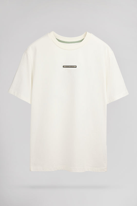 Achat T-shirt ample T-OLIVIO MC BLANC - Teddy Smith