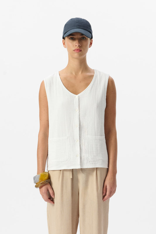 Achat Gilet G-RUN BLANC