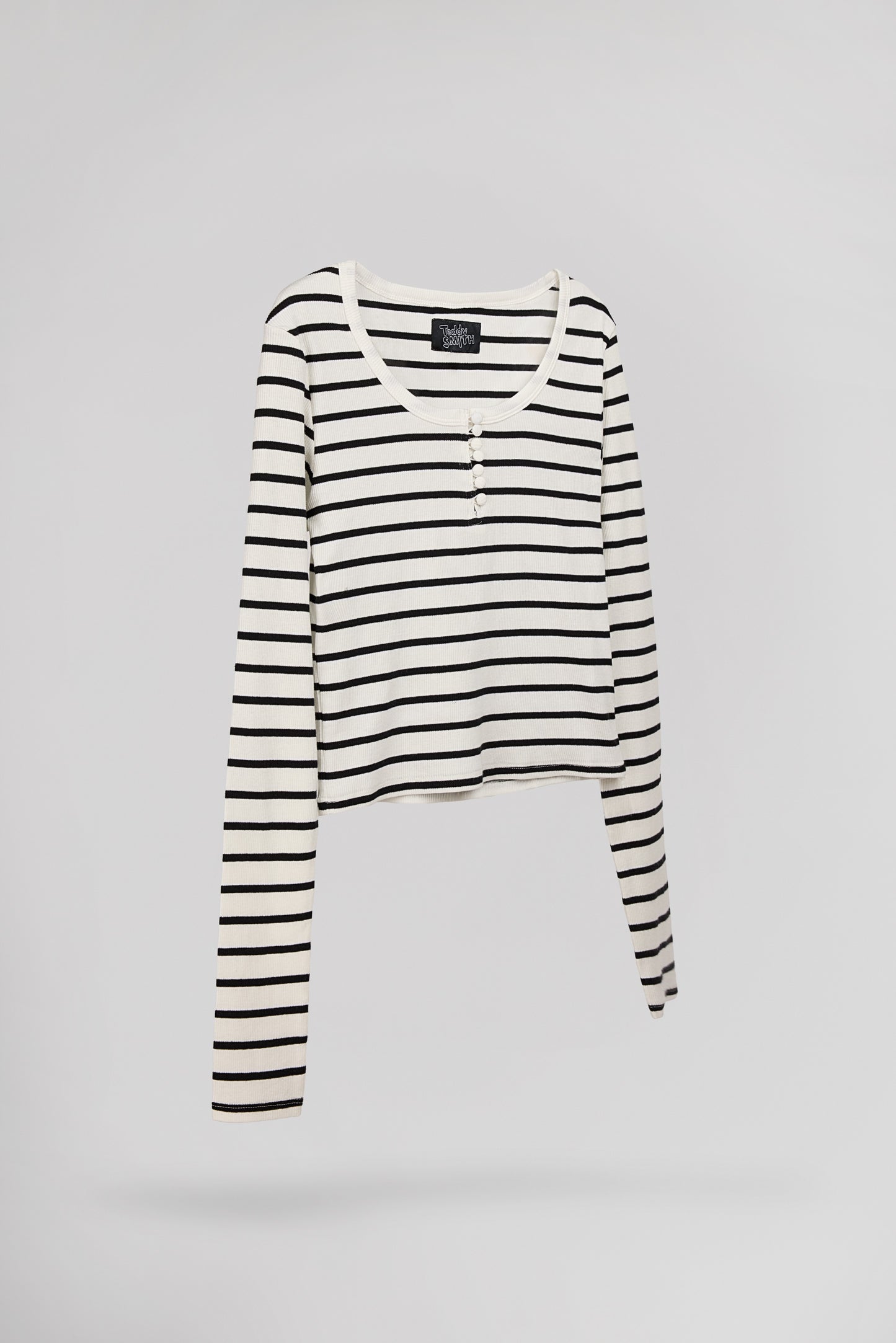 T-shirt T-ARYA ML MIDDLE WHITE