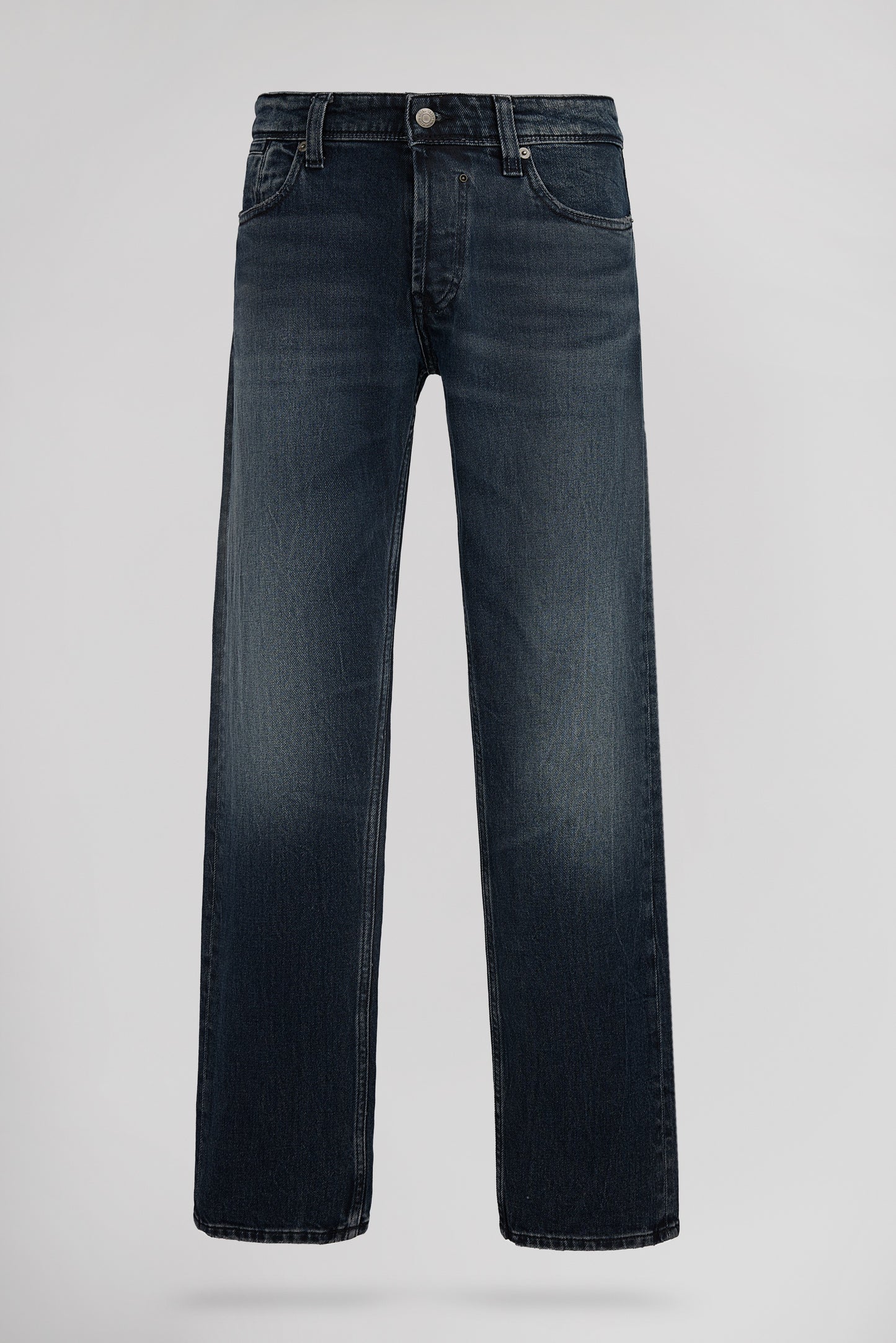 Jean droit REG L32 BLUE BLACK