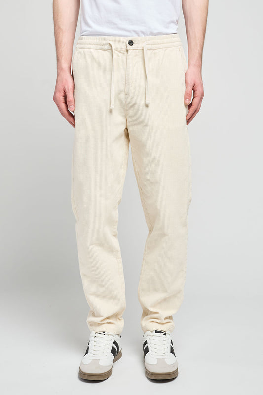 Achat Pantalon en velours PYWAN 2 VELOURS MIDDLE WHITE