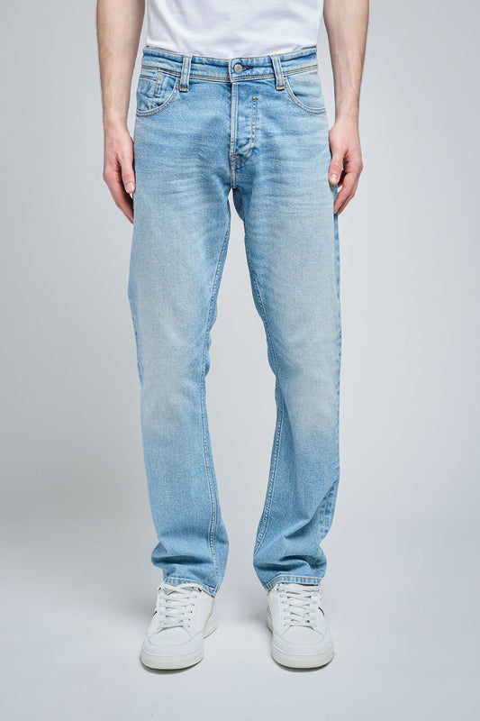 Achat Jean droit REG L32 FRIPP/INDIGO CLAIR