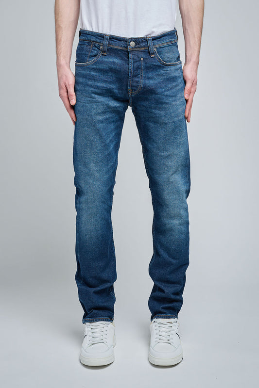 Achat Jean droit REG L32 DARK BLUE STONE