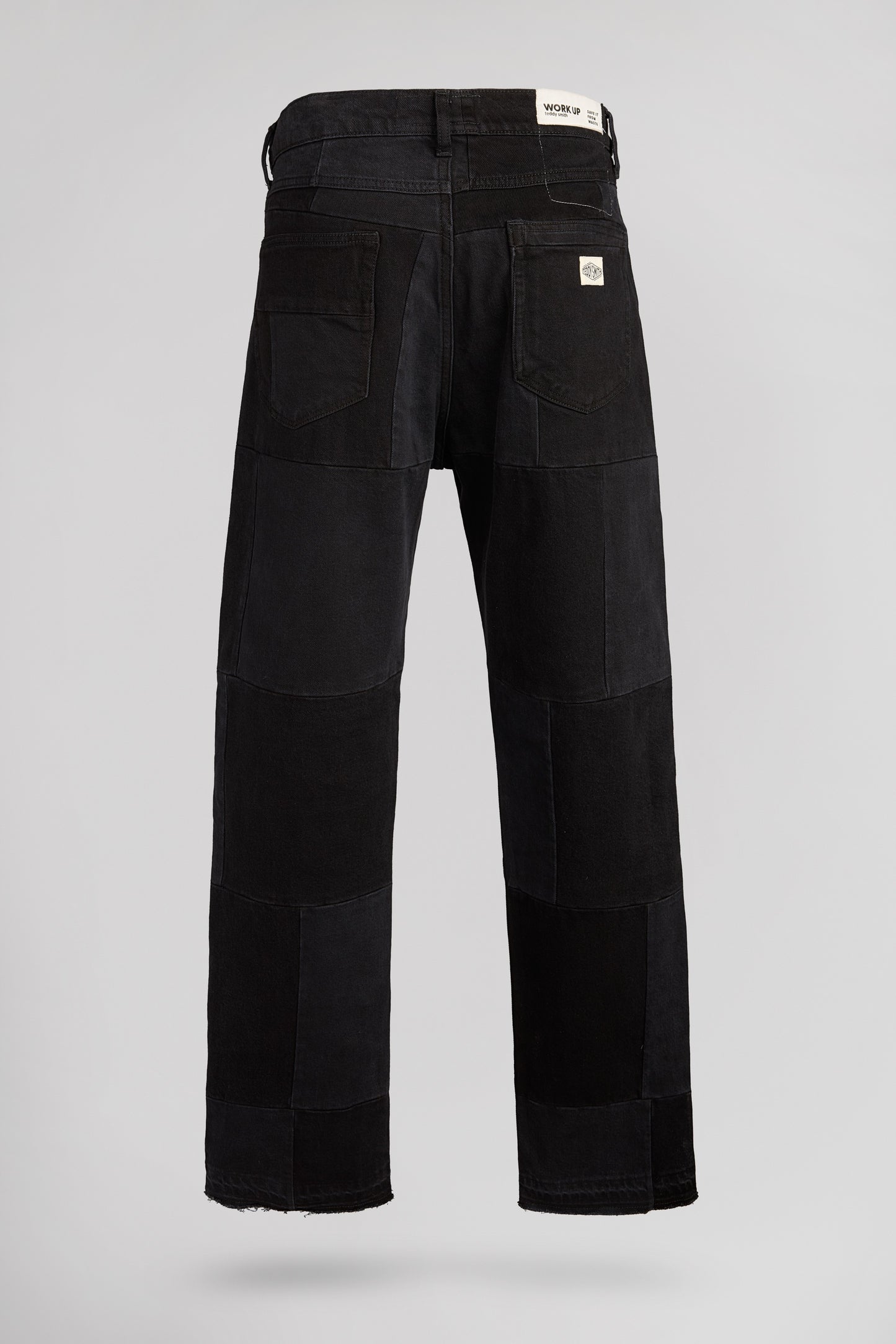 Jean droit MEMPHIS STRAIGHT L32 MELANGE NOIR/GRIS