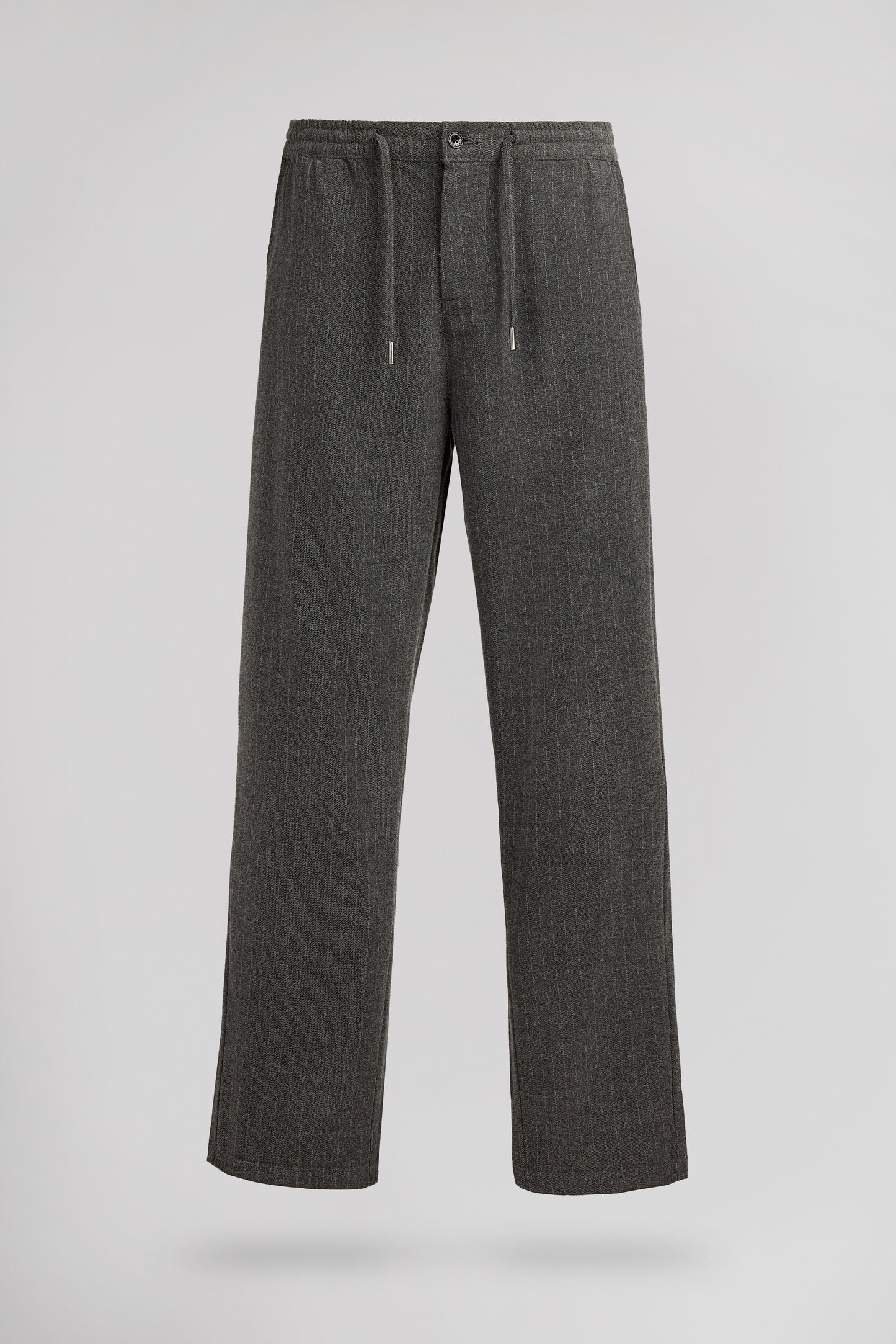 Pantalon flanelle slim PYWAN 2 FLANELL GREY STRIPES