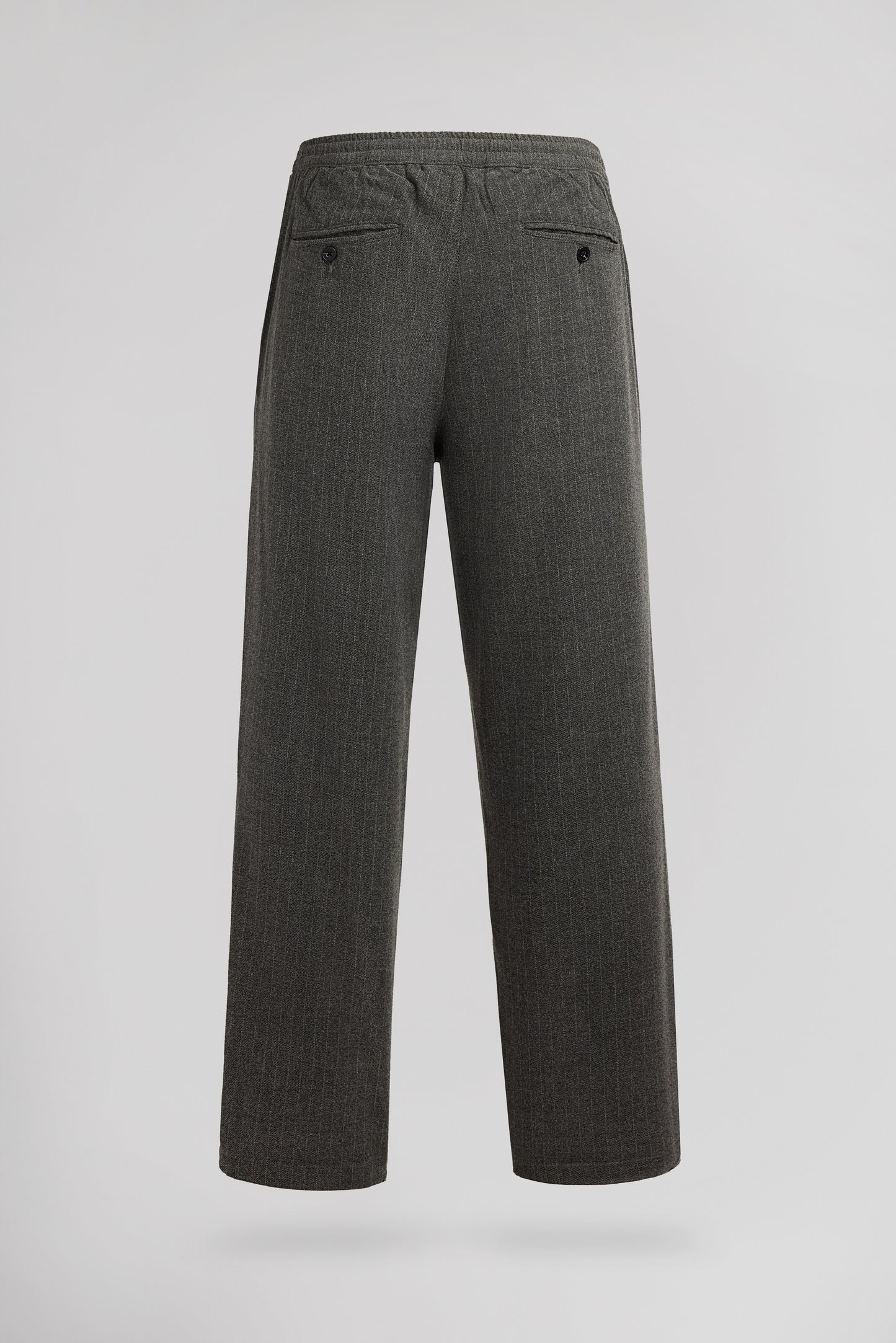Pantalon flanelle slim PYWAN 2 FLANELL GREY STRIPES