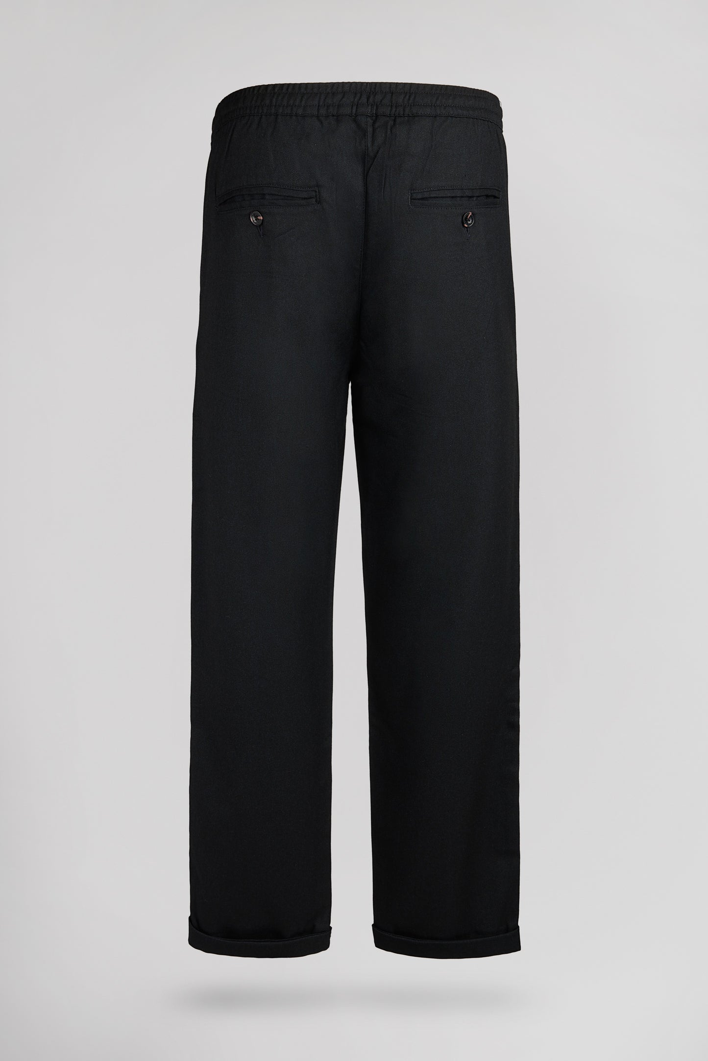 Pantalon flanelle slim PYWAN 2 FLANELLE NOIR